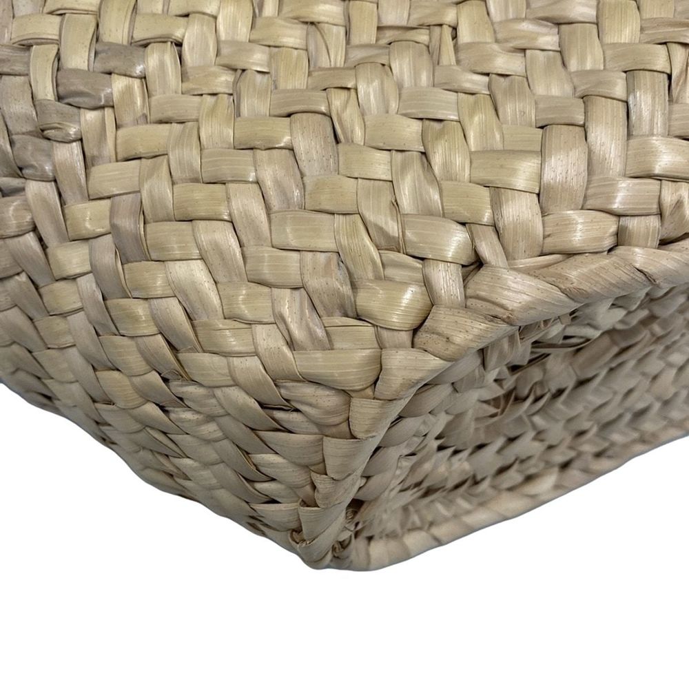 Loewe Natural Leaf Palm White Tote Bag Calfskin Basket - Picture 9 of 16